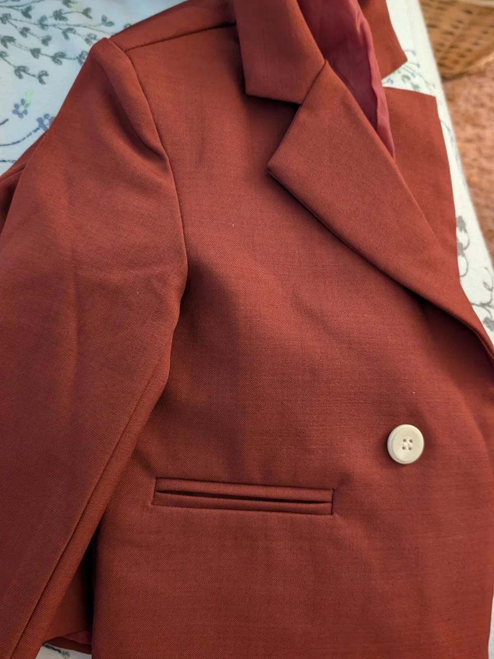 Rust Brown Men's Blazer - Classic Tailored Jacket